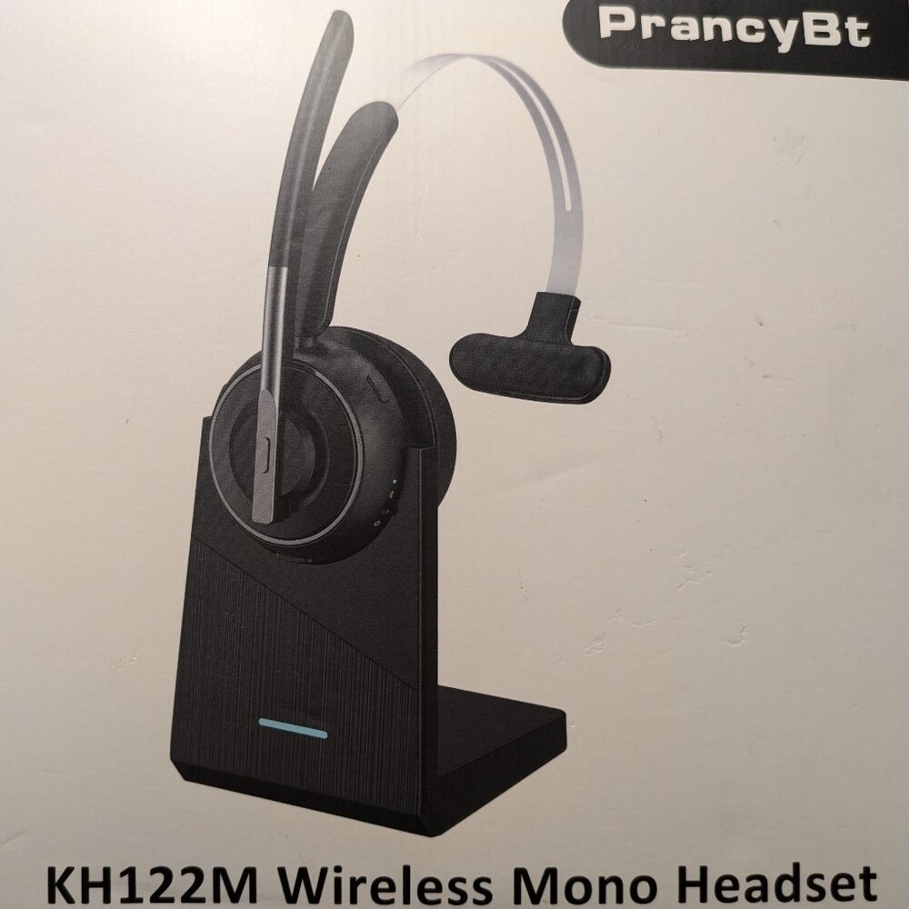 PRANCY Bt  KH122M BLACK BLUETOOTH WIRELESS  MONO HEADSET